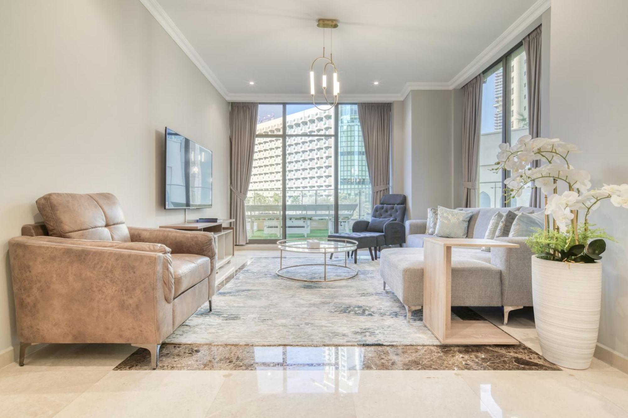 New! Sea View Luxurious 4 Bedroom Duplex Dubai Eksteriør billede